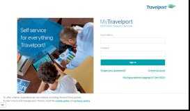 
							         MyTravelport - Sign In								  
							    