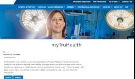 
							         myTruHealth - University Health in Kansas City								  
							    