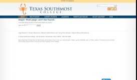 
							         MyTSC - Texas Southmost College								  
							    