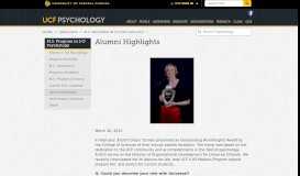 
							         myUCF Portal - Psychology - UCF College of Sciences								  
							    