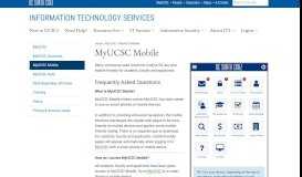 
							         MyUCSC Mobile - UC Santa Cruz								  
							    