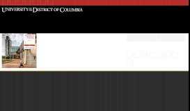 
							         myudc | University of the District of Columbia - UDC.edu								  
							    