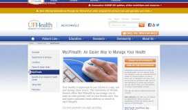 
							         MyUFHealth: An Easier Way to Manage Your Health | Patient Care ...								  
							    