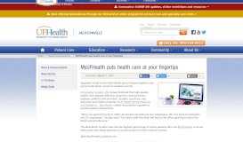 
							         MyUFHealth puts health care at your fingertips - UF Health Jacksonville								  
							    