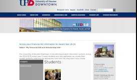 
							         MYUHD | University of Houston-Downtown								  
							    