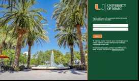 
							         myUM Portal - UM Single Sign-On Error Page - University of Miami								  
							    