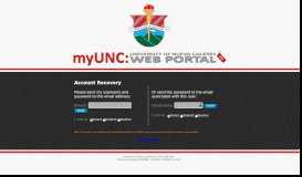 
							         myUNC Portal v1.0 (Beta) - University of Nueva Caceres								  
							    