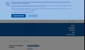 
							         myUniSA - Intranet								  
							    