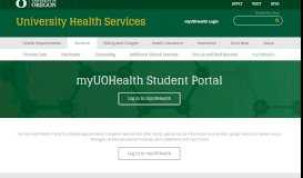 
							         myUOHealth | University Health Center - Eugene								  
							    