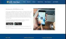 
							         MyURMedicine App - UR Medicine MyChart								  
							    