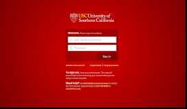 
							         myUSC - University of Southern California								  
							    