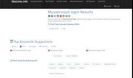 
							         Myuservault login Results For Websites Listing - SiteLinks.Info								  
							    