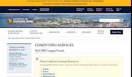 
							         MyUSM Campus Portal | Computing Services | University of Southern ...								  
							    