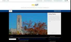 
							         myUT portal - The University of Toledo								  
							    