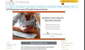 
							         MyUTP Patient Portal | UT Physicians								  
							    