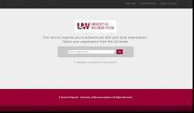 
							         MyUW Portal - My UW System - University of Wisconsin System								  
							    