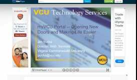 
							         MyVCU Portal -- Opening New Doors and Making Life Easier Jim ...								  
							    