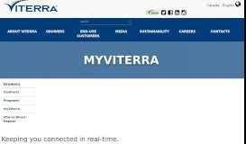 
							         myViterra - Canada - Viterra								  
							    