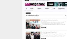 
							         MyVue Patient Portal Archives - RAD Magazine								  
							    