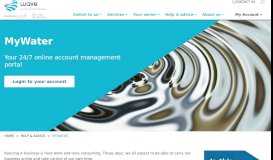 
							         MyWater - Your online account - Anglian Water Business								  
							    