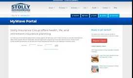 
							         MyWave Portal - Stolly Insurance Group								  
							    