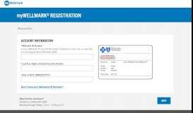 
							         myWellmark - Registration - Wellmark Blue Cross and Blue ...								  
							    