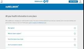 
							         myWellmark | Wellmark - Wellmark Blue Cross and Blue								  
							    