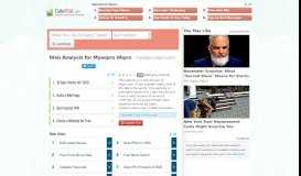 
							         Mywipro Wipro Web Analysis - Mywipro.wipro.com								  
							    