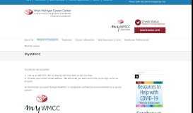 
							         MyWMCC – West Michigan Cancer Center								  
							    
