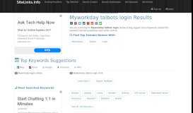 
							         Myworkday talbots login Results For Websites Listing								  
							    
