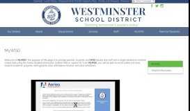 
							         MyWSD – MyWSD – Westminster School District								  
							    