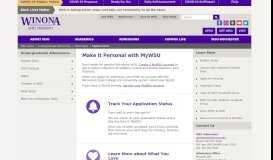 
							         MyWSU Portal - Winona State University								  
							    