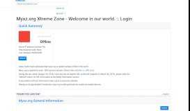 
							         myxz.org - Xtreme Zone - Welcome in our world. :: Login								  
							    