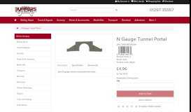 
							         N Gauge Tunnel Portal - Buffers Model Railways								  
							    
