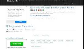 
							         N24 ultipro login salvation army Results For Websites Listing								  
							    