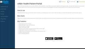 
							         nAble Health Patient Portal - nAbleMD								  
							    