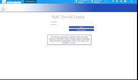 
							         NAC-Portal Application | Login								  
							    