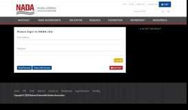 
							         NADA Login Page - National Automobile Dealers Association								  
							    