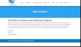 
							         NADD Credential | NADSP								  
							    