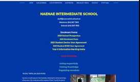 
							         Naenae Intermediate - Welcome								  
							    