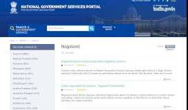
							         Nagaland (37) - Nagaland | National Government Services Portal								  
							    