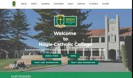 
							         NAGLE CATHOLIC COLLEGE - Home								  
							    
