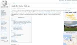
							         Nagle Catholic College - Wikipedia								  
							    