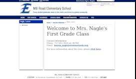 
							         Nagle, Lauren / Welcome - Elizabethtown Area School District								  
							    