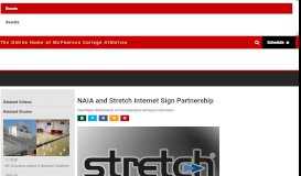 
							         NAIA and Stretch Internet Sign Partnership - McPherson College ...								  
							    