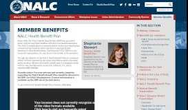 
							         NALC Health Benefit Plan | National Association of Letter Carriers AFL ...								  
							    