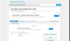 
							         na.mail.arcelormittal.com at WI. Outlook Web App								  
							    