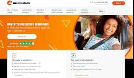 
							         Named Young Driver Insurance | Family Car | Marmalade								  
							    
