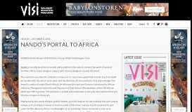 
							         Nando's Portal to Africa - Visi								  
							    