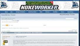 
							         NANTeL Courses and Exams - NukeWorker.com								  
							    